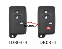 KEYDIY TDB03 Remote Smart key for Toyota with 4D chip ,Support Models 4D,Compatible with 40bit and 80bit
