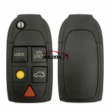 Aftermarket 5 Button Flip Key with ID48 chip 315Mhz For Volvo S80 S60 V70 XC70 XC90 2004-2015 Remote PN:8688799 FCCID:LQNP2T-APU 