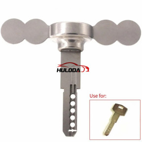 New Arrival stainless steel solid material home door key for KALE KILIT lock head