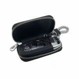 Universal Car Key Case Car Remote Key Case Cover Leather Car Keychain for SAAB SCANIA 9000 900 428 03-10 9-3 9-5 93 95