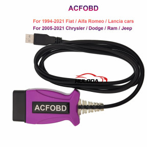 ACFOBD OBD2 Diagnostic Tool OBD 2 Code Scanner For Fiat/Alfa Romeo/Lancia/Chrysler/Dodge/Ram/Jeep Multi-languages