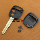 2 Buttons Replacement Car Key Blank Fob Key Case Remote Key Shell Cover for Daihatsu