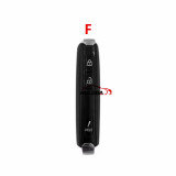 Aftermarket  For Mazda 3 button keyless remote key with 433MHZ with ATMEL AES 6A chip FCCID: SKE11E-01 BCYB-67-5DYA