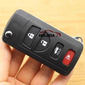 For Nissan Nissan remote control Qida Yida Qijun Liwei Xuan Yi Paladin Xiaoke foldable key shell