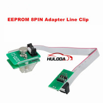 8 PIN Socket Clip Adapter For 24XX 93XX 95XX 8-PIN EEPROM Chip Reading and Writing Data Work with VVDI KEY TOOL PLUS ACDP XPROG