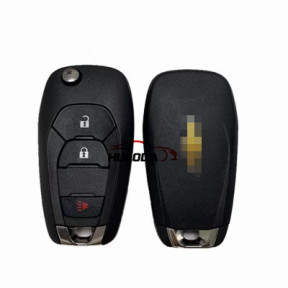 For Chevrolet 3 button Modified Folding Flip Remote Smart Car Key Fob 315MHZ or 433MHZ ID46 PCF7941 Chip For Chevrolet Cruze Aveo