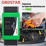 OBDSTAR P002 Adapter For TOYOTA 8A and For Ford All Key Lost with For-Bosch ECU Flash Work with Pro4 Key Mater and X300 DP Plus