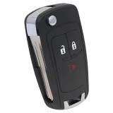 For Chevrolet Spark 2013 2014 2015 2016 Replacement Remote Key 3 Button Flip Folding Remote Car Key ID46 Chip 315/433Mhz