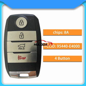 Aftermarket  95440-E4000 CQ0FN00100 For Kia Shuer 2014-2016 Keyless Entry 3+1 Button Smart Remote Key With 8A Chip 433Mhz