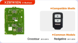XZBT41EN Xhorse VVDI Universal smart Remote Key For Honda Style 3 button remote For VVDI Key Tool