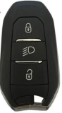  Original For Peugeot 2020+  Keyless Go 5008, 508 Smart Key with light button , 3Buttons, IM3A HITAG128-bit AES NCF29A1 chip, IM3A 434MHz FCCID: CN009047 PartNo 98097814ZD
