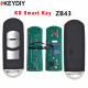 KEYDIY ZB43 3 button Universal Remote Smart key for Lincoln  for KD-X2 KD-MAX