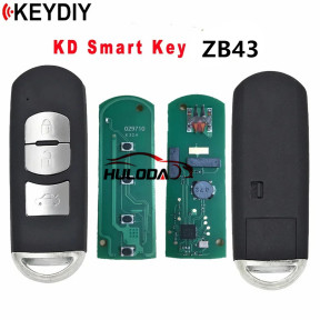 KEYDIY ZB43 3 button Universal Remote Smart key for Lincoln  for KD-X2 KD-MAX