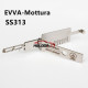 SS313  LISHI 2-in-1 Locksmith Tools for  EVVA-Mottura Civil Lock Hand Tool