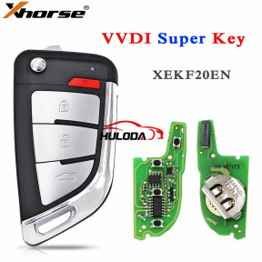 Xhorse XEKF20EN VVDI XE series Super Remote with XT27A XT27A66 Chip for VVDI2 /VVDI MINI Key Tool/VVDI Key Tool Max