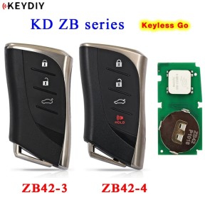 KEYDIY Universal ZB Series Remote ZB42-3 ZB42-4 KD Smart Key for KD-X2 KD-MAX KD Car Remote for Lexus Style