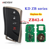 KEYDIY Universal ZB Series Remote ZB42-3 ZB42-4 KD Smart Key for KD-X2 KD-MAX KD Car Remote for Lexus Style