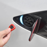 For Tesla Model 3 Y Car Door Remote Control Charging New Energy Charger Pile Button To Open The Door Cover Chip Car Accessories