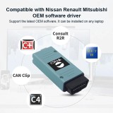 VNCI for RNM/ Nissan/ Renault/ Mitsubishi 3-in-1 Diagnostic Interfac