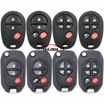For Toyota Sienna, Sequoia Tantu, Asia Dragon, Tacoma, Highlander Solara, modified foldable key case