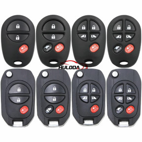 For Toyota Sienna, Sequoia Tantu, Asia Dragon, Tacoma, Highlander Solara, modified foldable key case