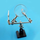 2.5X Soldering Auxiliary Clip Magnifying Glass Electric Soldering Iron Circuit Board Repair Adjustable Iron Holder Tools
