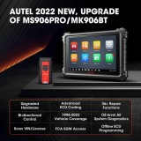 Newest Autel MaxiCOM MK906 PRO Scanner Upgraded of MS906 Pro/MK906BT Diagnostic Tool with Advanced ECU Coding