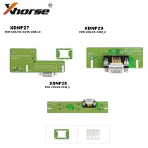 Xhorse XDNPP2 Solder-free Adapters for Volvo 3Pcs Set Work with MINI PROG and KEY TOOL PLUS