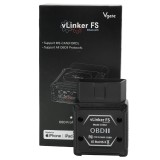 ELM327 Free firmware updates Original Vgate VLinker FS Bluetooth OBDII Diagnostic Scanner OBD II multifunctional device