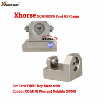 Original Xhorse XCMN03EN Ford M3 Clamp Fixture for Ford TIBBE Key Blade with Condor XC-MINI Plus and Dolphin XP005