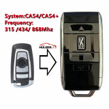 315 434 868MHz PCF7953 Chip CAS4+ KR55WK49863 Upgraded 4 Button Smart Remote Key Fob for BMW 1 2 3 4 5 6 7 Series X3