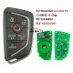For Chevrolet Corvette C8 2020 Smart Keyless Entry 7 button 434MHZ ID49 Chip P/N 13538852 FCC YG0G20TB1