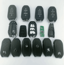 For Citroen new style 3 button remote key blank with VA2 blade Light&truck  button