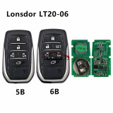 Lonsdor LT20-06 5/6 button Smart Key PCB 8A+4D Adjustable Frequency For Toyota Support K518 & K518ISE & KH100+