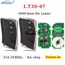 Lonsdor LT20-07 3/4 button Smart Key PCB 8A+4D Adjustable Frequency For Lexus Support K518 & K518ISE & KH100+ Lonsdor LT20-07 3/4 button Smart Key PCB 8A+4D Adjustable Frequency For Lexus Support K518 & K518ISE & KH100+