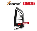 XHORSE XSDFX2EN Small Knife Style 4 Buttons XM38 Series Universal Smart Key used with VVDI2 VVDI Key Programmer
