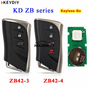 KEYDIY ZB42 3 4 button Universal Remote Smart key for Lexus , for KD-X2 KD-MAX