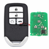 For honda style ZB10 4 button  smart remote key used for KD-X2 generate