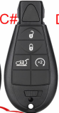 For Chrysler remote key blank