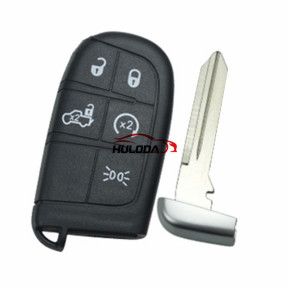 For Chrysler 5 button  remote key shell with blade