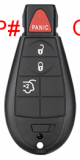 For Chrysler  remote key blank