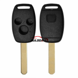 Enhanced version for Honda 2+1 button remote key blank with HON66 blade  (with  chip groove place)