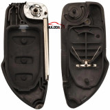  3 Buttons Modified For Kia Carens 2006-2008 Fit Hyundai Fob Remote Car Key Shell Case Left Uncut Blade Replacement