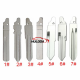 For Renault  flip remote key blade,with 7 types of key blades, please choose