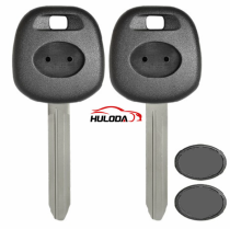For Toyota transponder key blank GTL with TOY43R/B110 blade used for Subaru for toyota  (with Logo)
