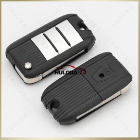 For Roewe 3 button flip remote key shell 