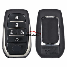 5 Buttons Smart Key Remote Control Fob Case Key Shell for Lexus Toyota Alphard Vellfire with TOY12 Small Key