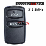 For Mitsubishi 3 button remote key with 313.8mhz/315mhz/433mhz FCCID:OUCG8D-525M-A (OUCG8D525MA)
