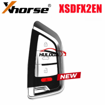 XHORSE XSDFX2EN Small Knife Style 4 Buttons XM38 Series Universal Smart Key used with VVDI2 VVDI Key