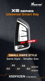 XHORSE XSDFX2EN Small Knife Style 4 Buttons XM38 Series Universal Smart Key used with VVDI2 VVDI Key
